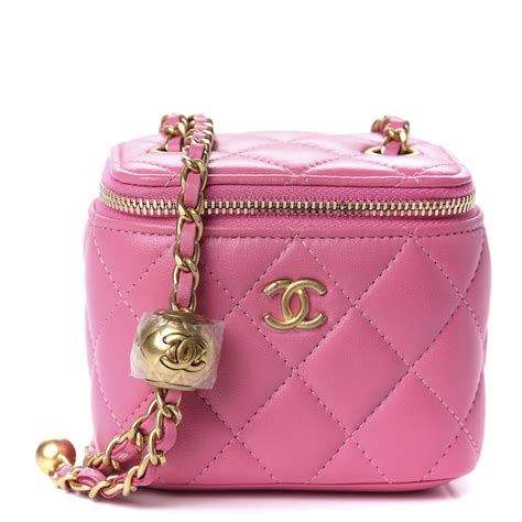 chanel small vanity case pink|Chanel vanity medium price.